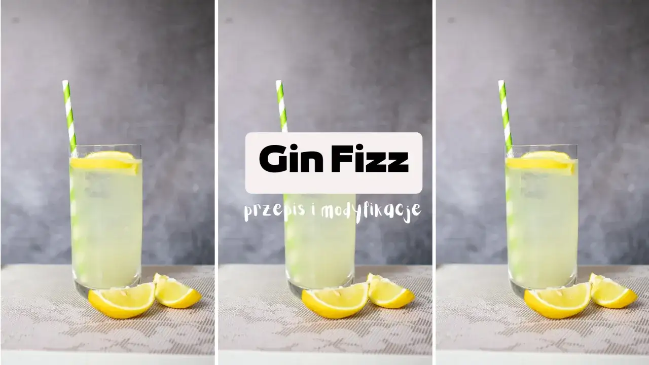 Orzeźwiający gin fizz z cytryną i słomką. Idealny na lato, z przepisem i modyfikacjami.