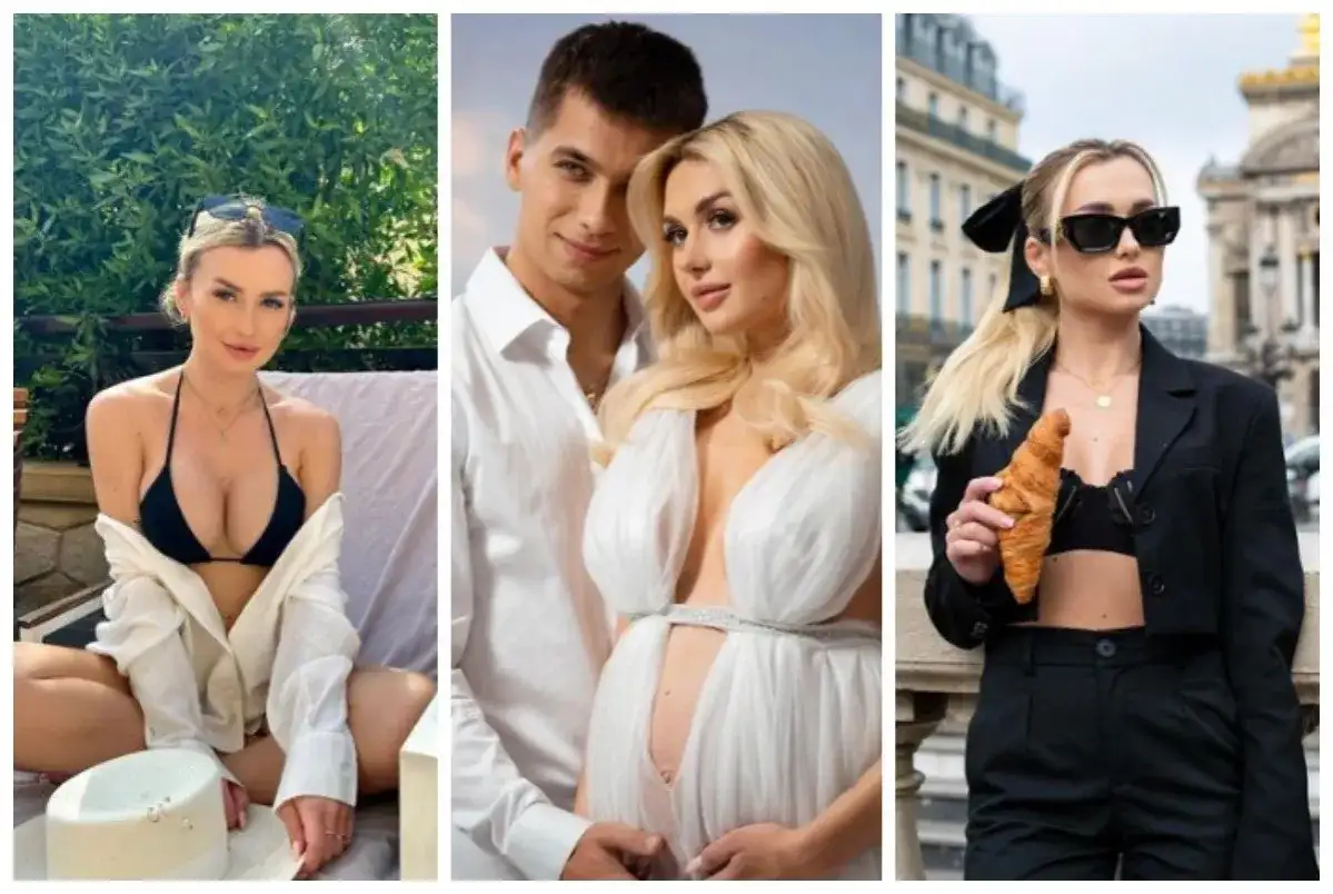 Wersow w bikini, w ciąży z partnerem i z croissantem w Paryżu. Jej wzrost budzi zainteresowanie.