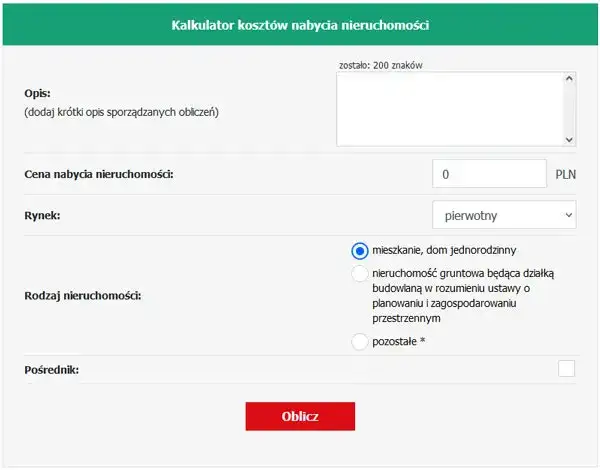Kalkulator kosztów zakupu mieszkania: Oszacuj wydatki bez ryzyka