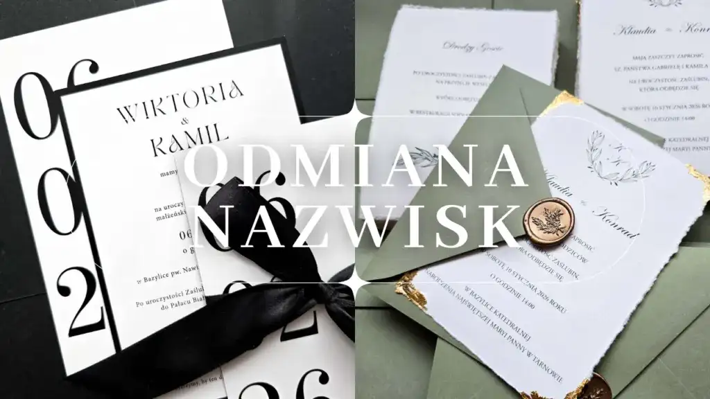 Pisanie zaproszeń: zasady, wzory i odmiana nazwisk bez tajemnic