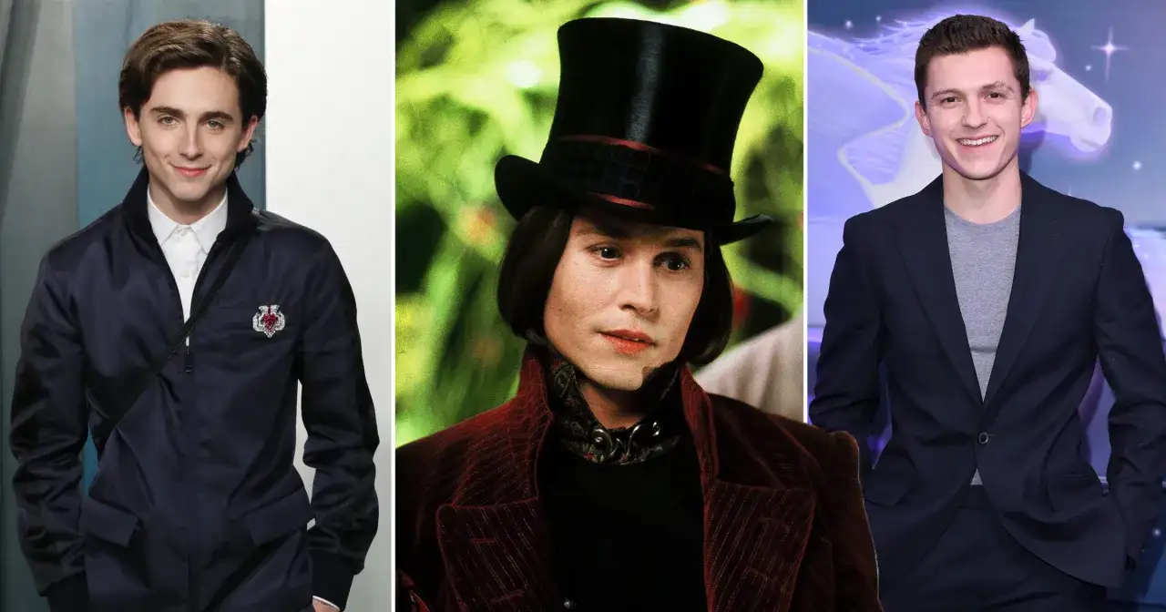 Timothée Chalamet, Johnny Depp jako Willy Wonka i Tom Holland. Czy to nowa obsada "Charli i fabryka czekolady"?