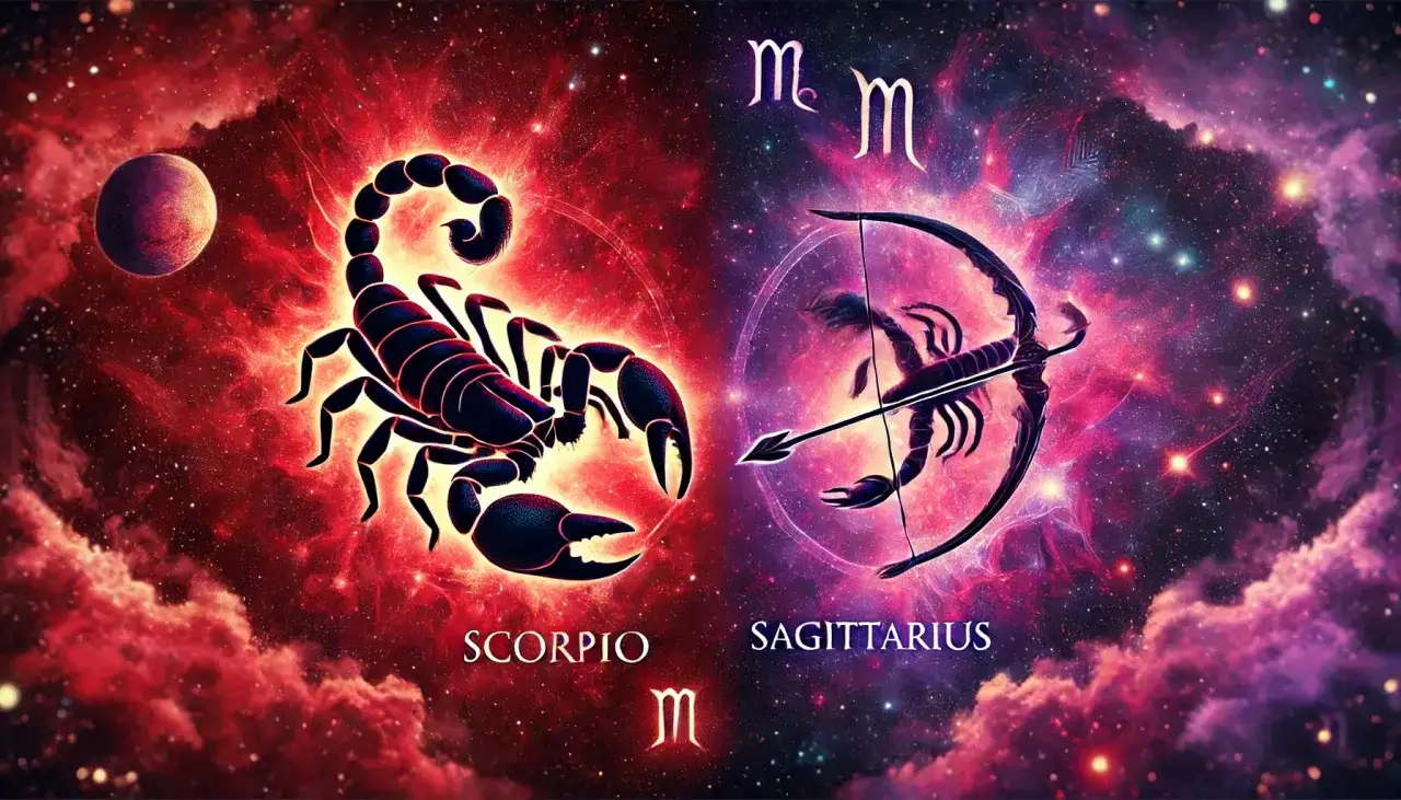 Skorpion i Strzelec, dwa znaki zodiaku, symbolizują przejście w kalendarzu. 22 listopada to czas, gdy Słońce opuszcza Skorpiona, by wejść w znak Strzelca.