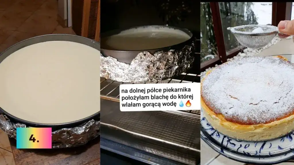 Ile piec sernik w 160 stopniach, aby uniknąć pękania i opadania