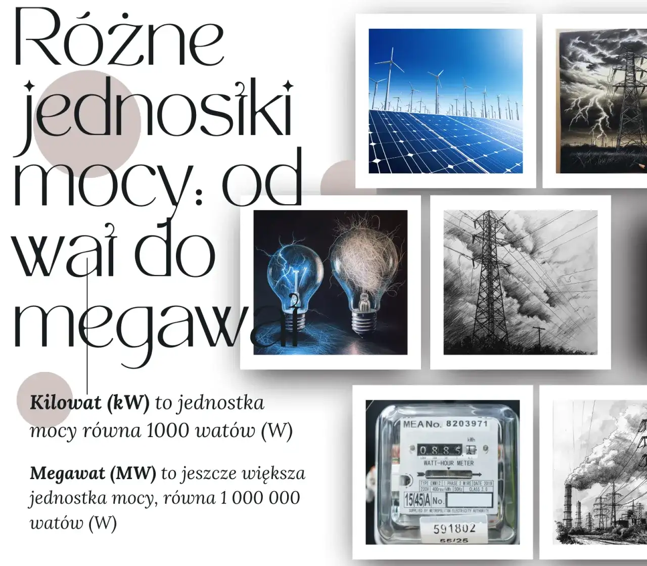 Ile ma 1 kW: jakie jest natężenie mocy jednej kilowaty