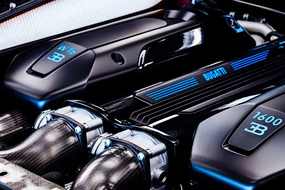 Silnik W16 Bugatti Chiron: 1500 KM, sekrety i koniec legendy