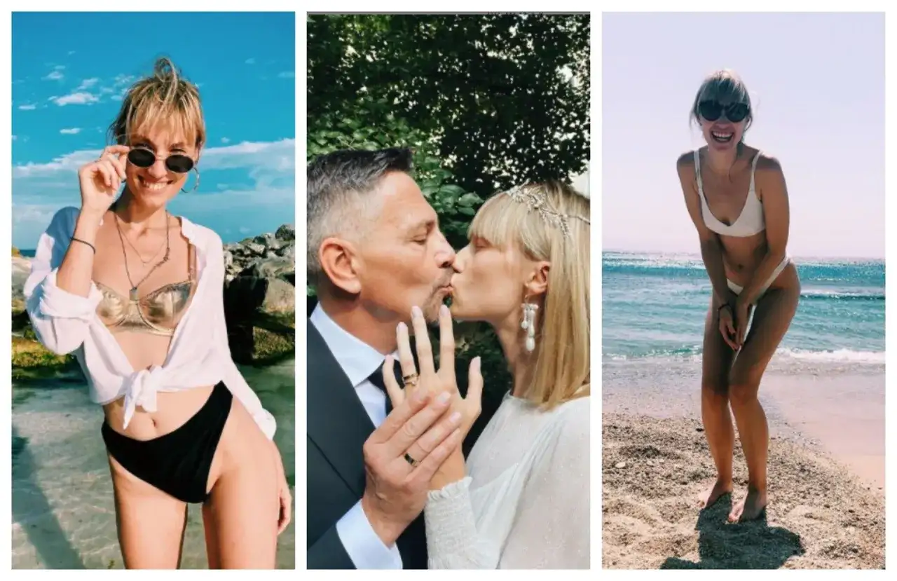 Joanna Kudzbalska na ślubnym kobiercu i na plaży. Wiek nie gra roli w szczęściu.