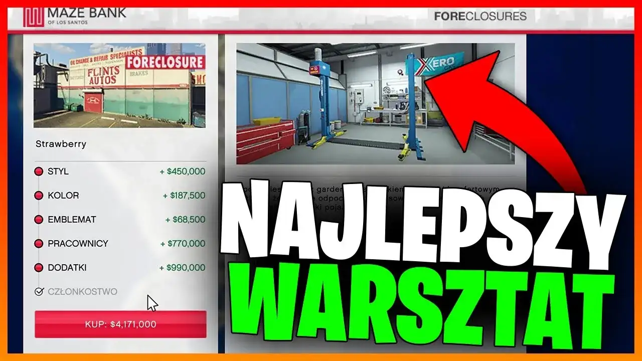 Jak kupić warsztat tuningowy w GTA Online i uniknąć błędów
