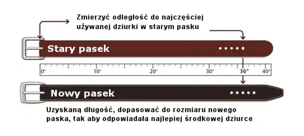 Rozmiar paska damskiego 90 cm - jak zmierzyć i dobrać długość