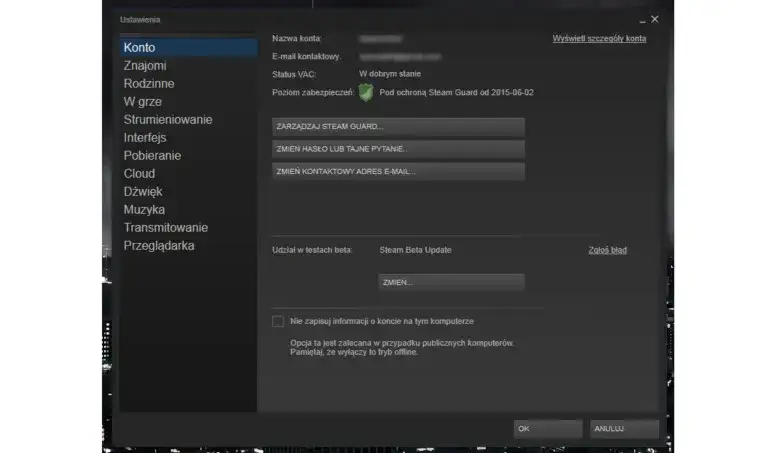 Jak aktywować Steam Guard i zabezpieczyć swoje konto przed utratą
