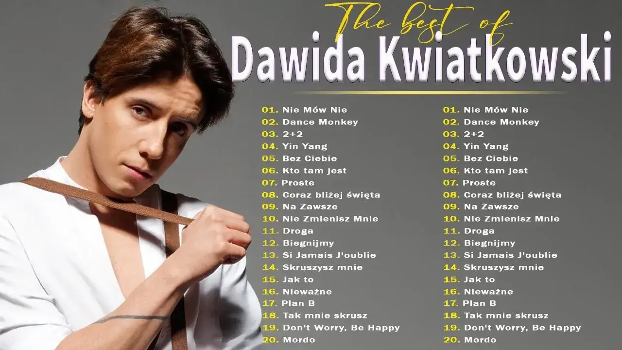 Dawid Kwiatkowski: 10 największych hitów, które musisz znać. Lista