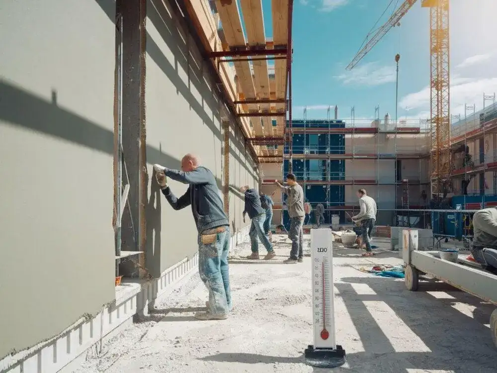 Tynki do jakiej temperatury? Kluczowe zasady dla trwałości i prawidłowego wiązania