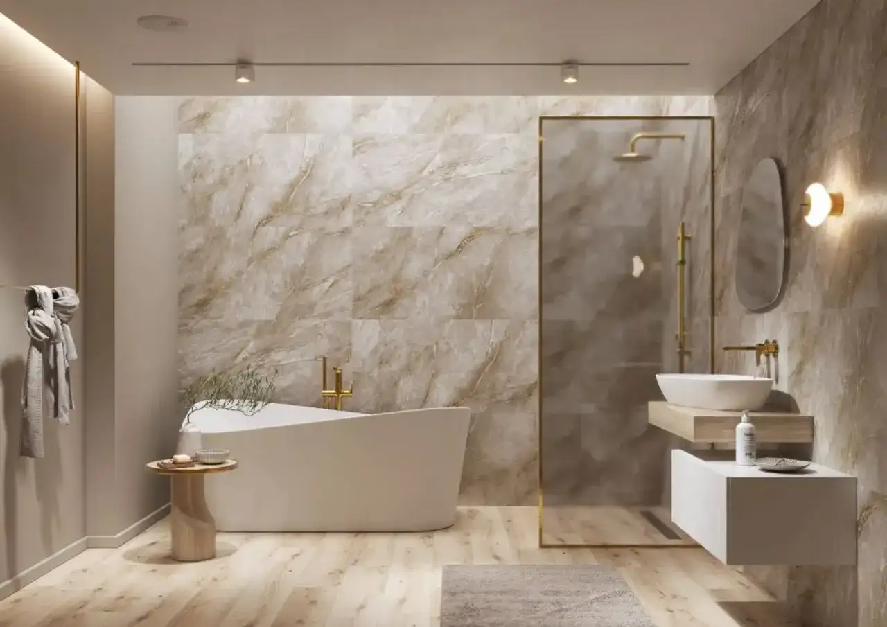 Matowe czy błyszczące płytki w łazience - praktyczny poradnik wyboru