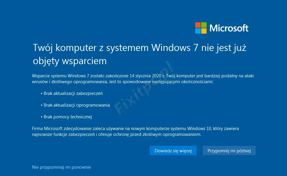 Windows 7: Koniec wsparcia! Jak bezpiecznie przejść na W10/11?