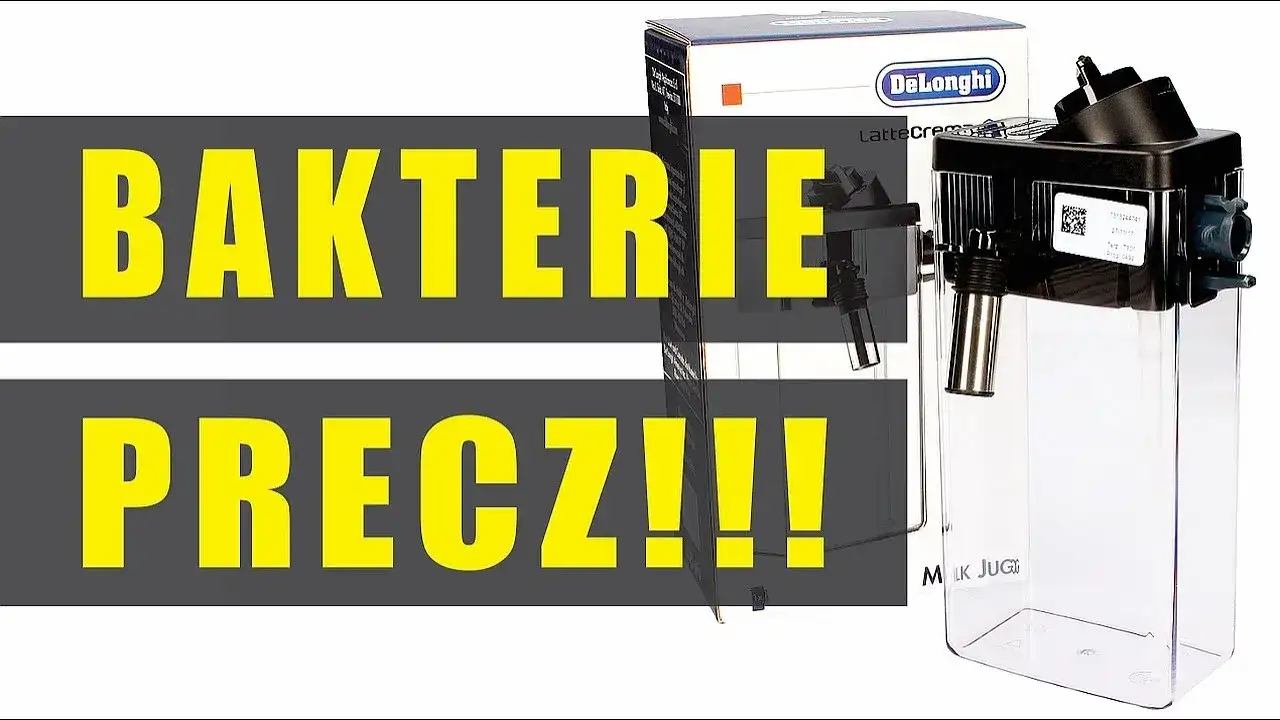 Jak czyścić pojemnik na mleko De’Longhi, aby uniknąć problemów z higieną