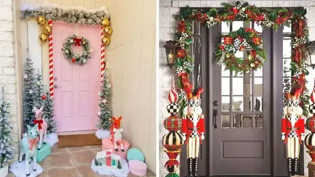 Jak ozdobić drzwi na święta: 10 kreatywnych pomysłów, które zachwycą