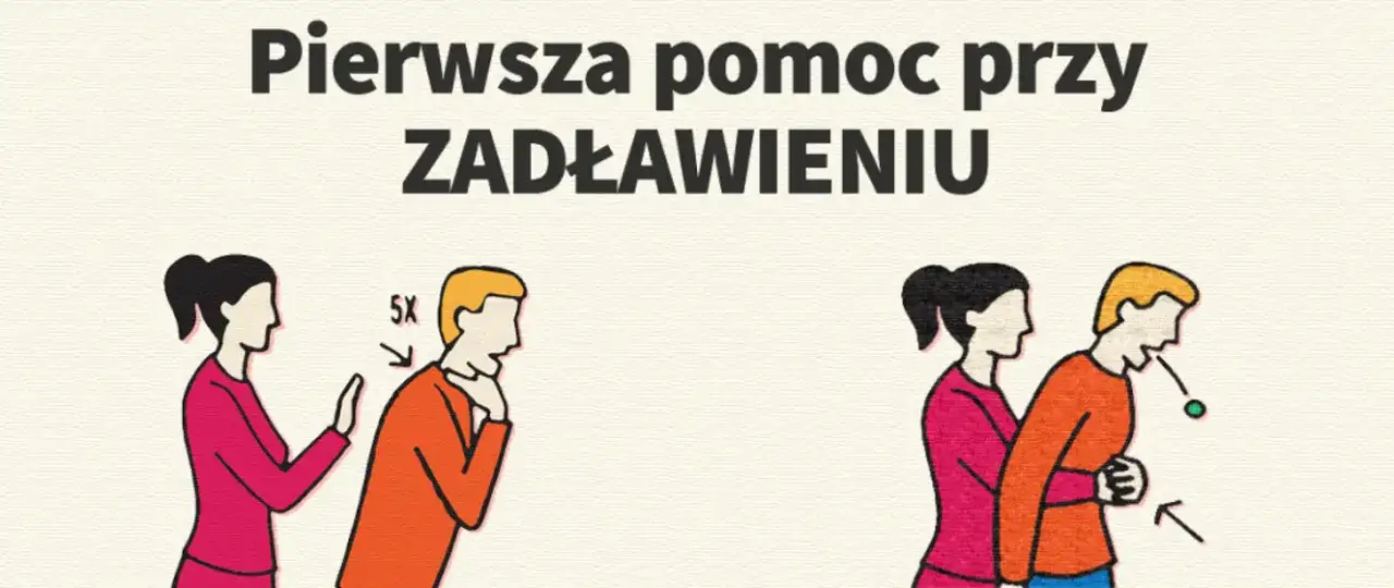Pierwsza pomoc przy zadławieniu: jak ratować życie?