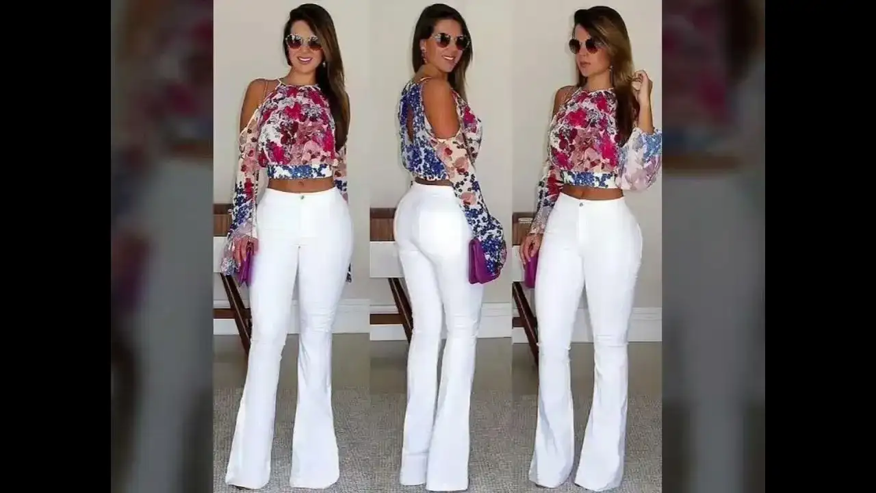 Domina el estilo: claves para lucir tus pantalones campana blancos con elegancia.