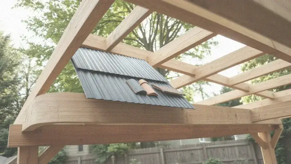 Tani dach altany: Papa, gont, blacha - co wybrać?