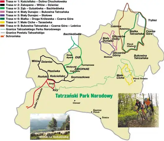Trasa rowerowa Velo Dunajec mapa - odkryj ukryte skarby szlaku