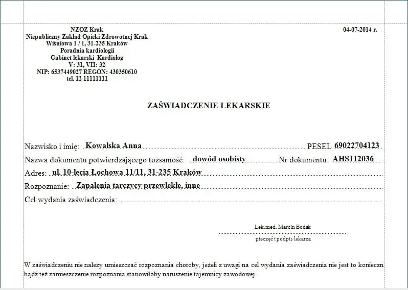 Kiedy lekarz wystawia zaświadczenie o zakończeniu leczenia i co musisz wiedzieć