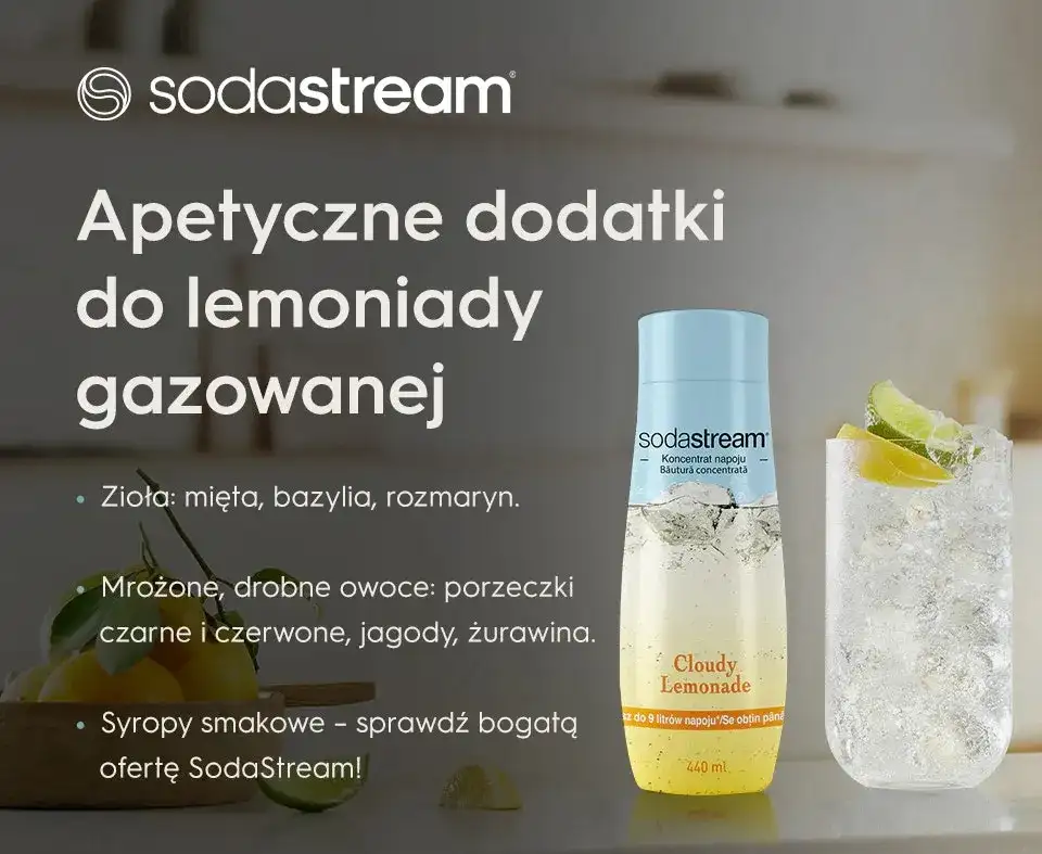 Sodastream napoje - proste przepisy na pyszne napoje gazowane w domu