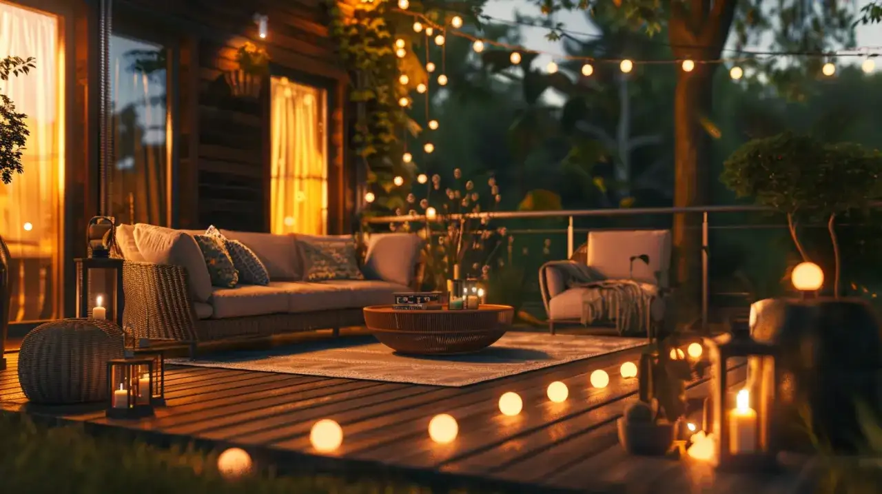 Oświetlenie tarasu: Jakie oświetlenie tarasowe wybrać na letnie wieczory?