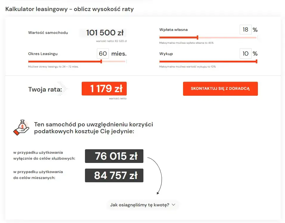 Kalkulator leasingu: Jak obliczyć raty i porównać oferty online