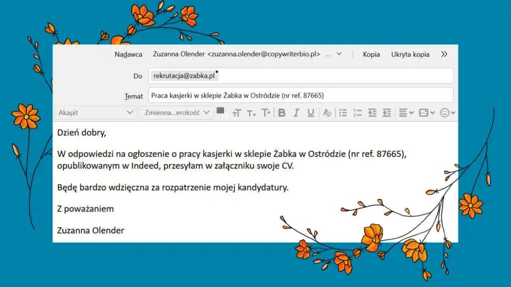 Jak napisać e-mail z CV? Skuteczne wskazówki i wzory