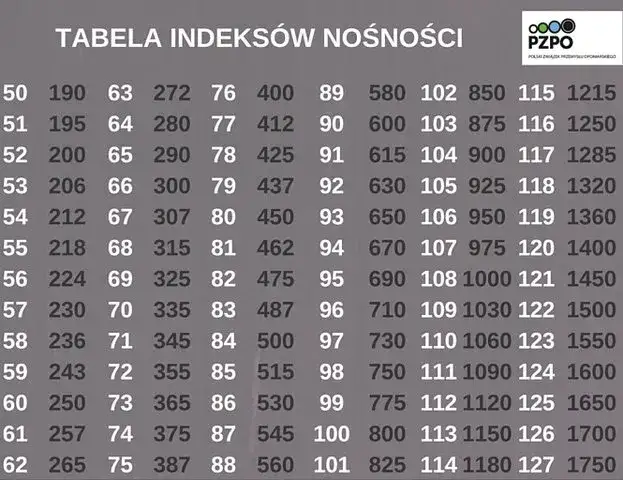 Indeks nośności opony: Klucz do bezpieczeństwa i uniknięcia kar