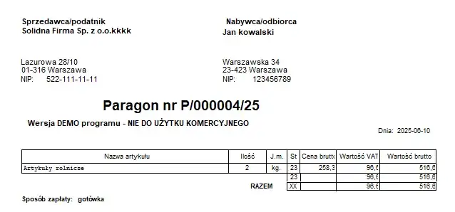 Paragon z NIP fakturą uproszczoną? Limit 450 zł i ważne zasady