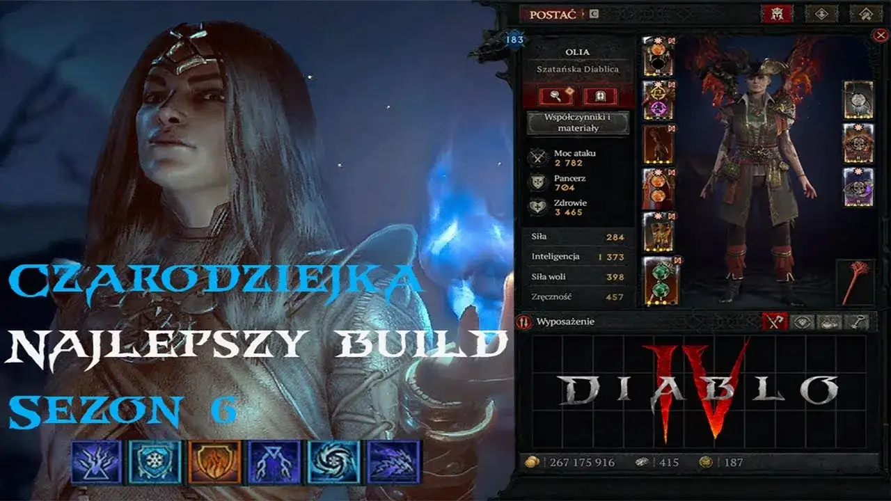 Czarodziejka w Diablo 4 - umiejętności i build przetrwania