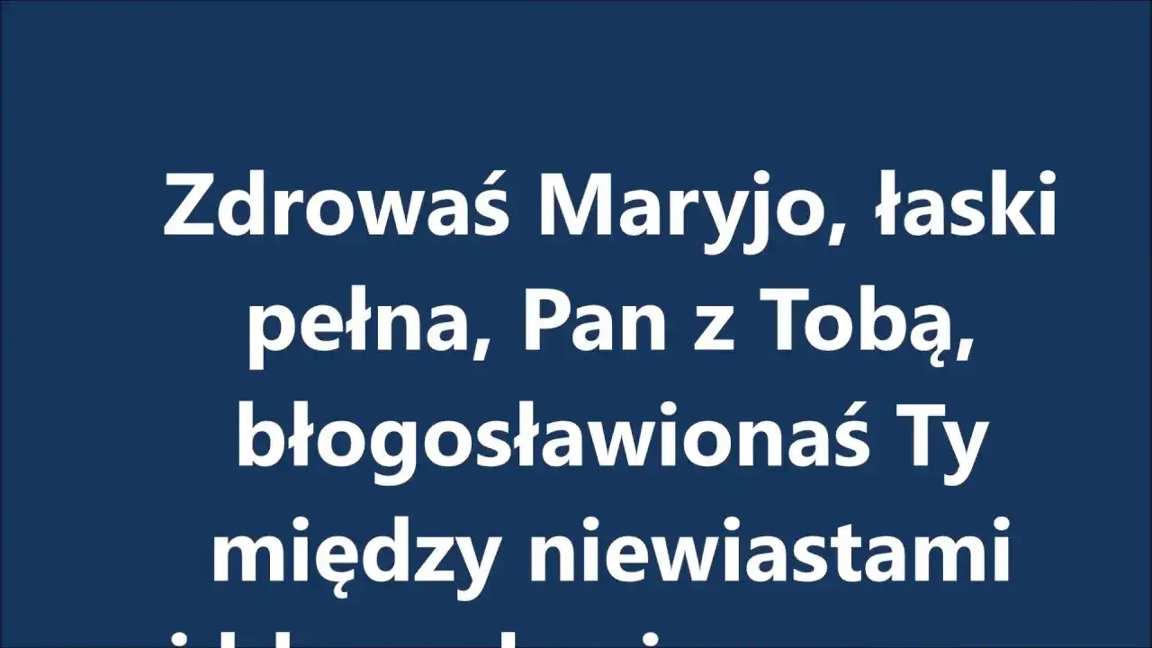 Zdrowaś Maryjo czy Mario - odkryj prawdę o modlitwie i jej znaczeniu