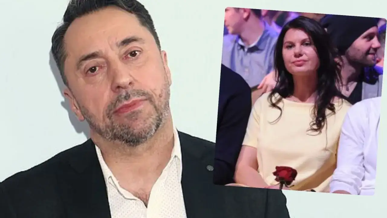 Marcin Miller z żoną Anną i innymi osobami.