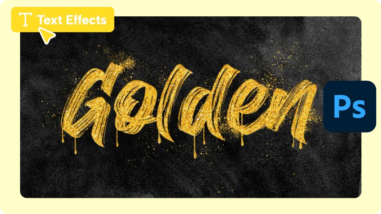 Złoty napis w Photoshopie: Poradnik krok po kroku