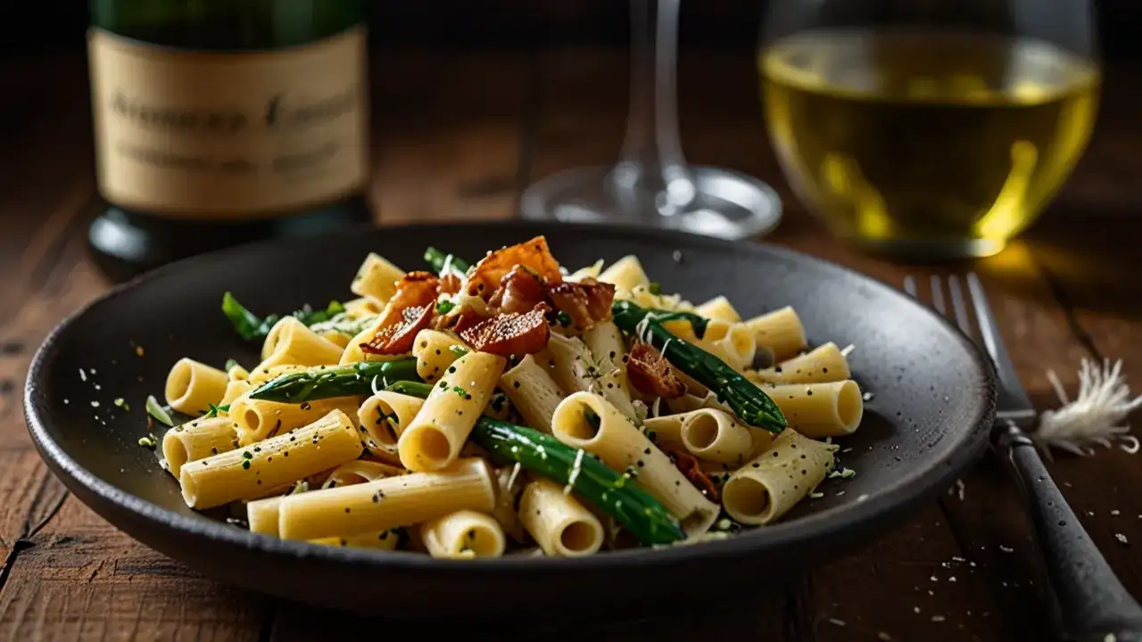 Makaron z porem i boczkiem: Smaczne danie na codzienny obiad