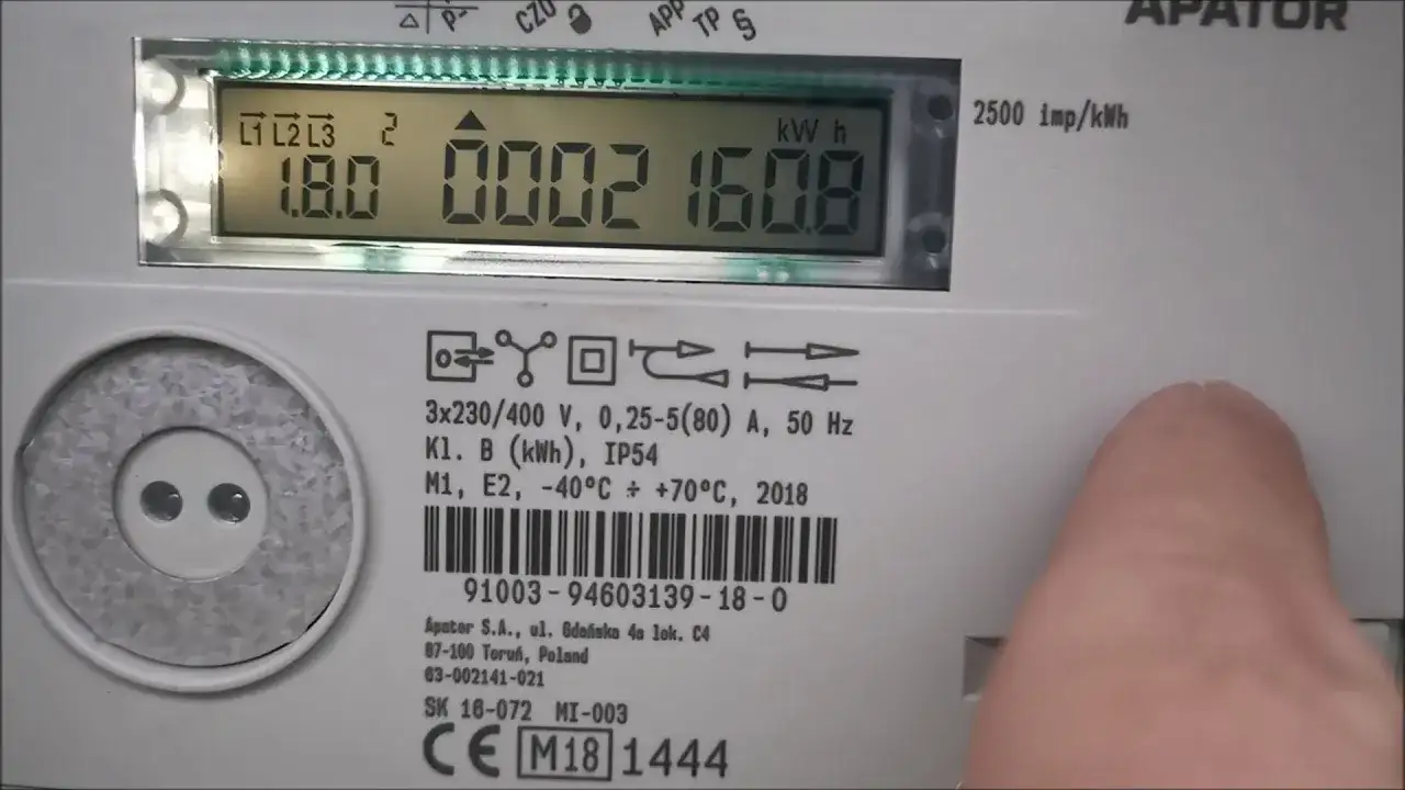 Oznaczenia i kody na liczniku energii elektrycznej PGE - Jak je odczytać i podać stan licznika?