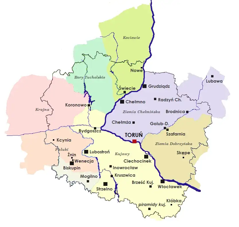 Gdzie leży Ciechocinek? Odkryj jego lokalizację na mapie Polski