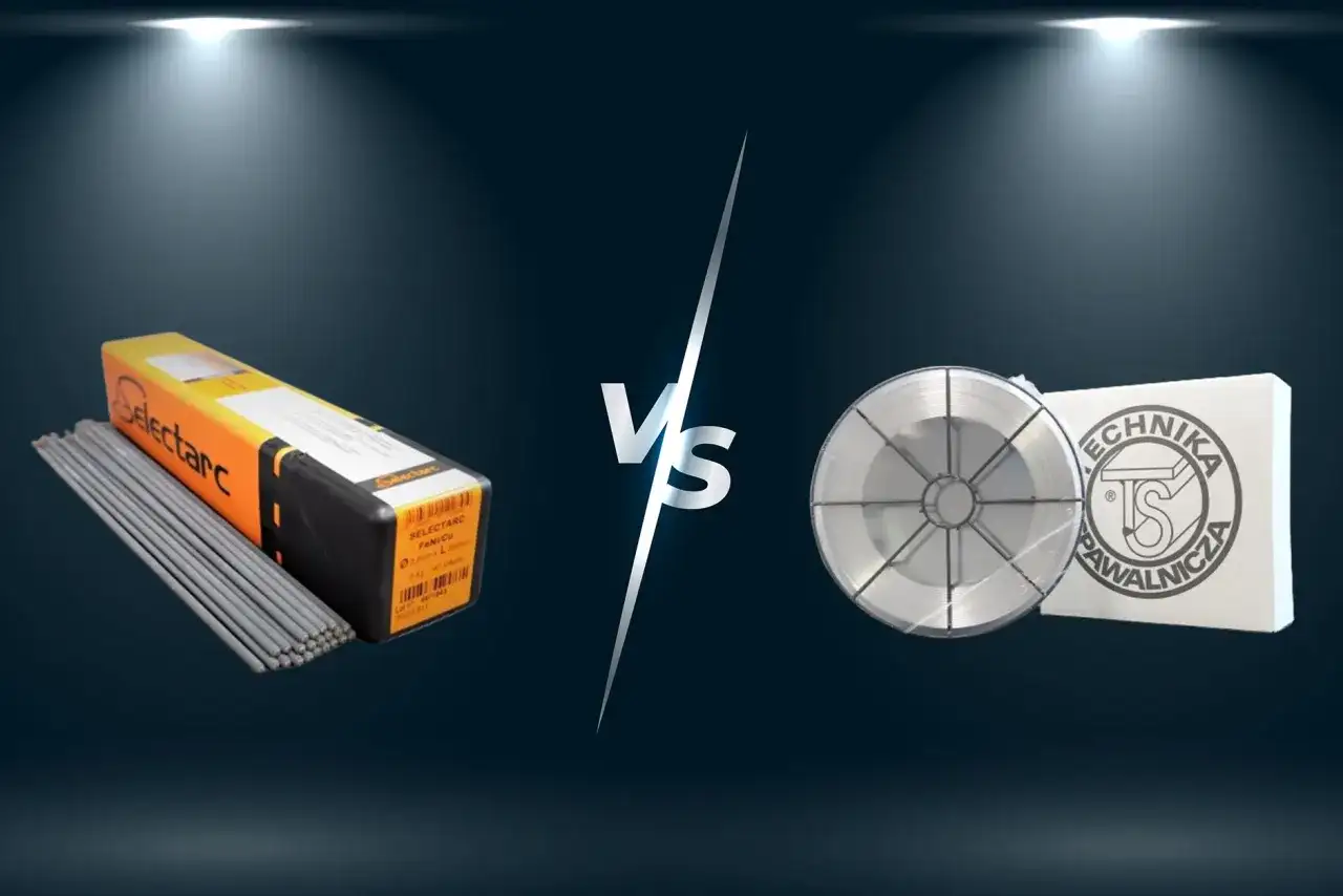 Elektrody spawalnicze Selectarc vs drut spawalniczy Technika Spawalnicza.