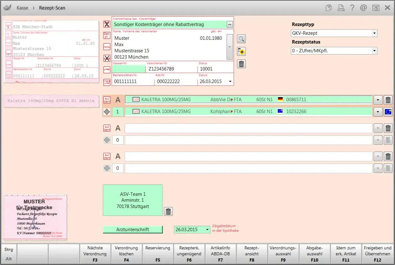 Kassenrezept Status: Verstehen Sie die Kosten und Gebührenpflichten