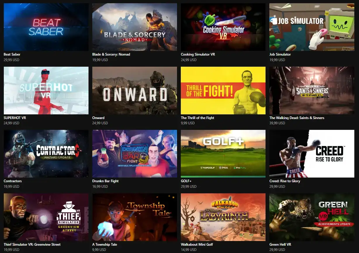 Jakie gry do okularów VR? Hity i rekomendacje na każdą platformę