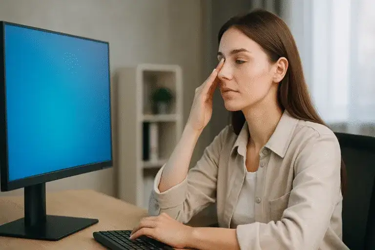 Jaka jasność monitora jest najlepsza dla oczu, aby uniknąć bólu?