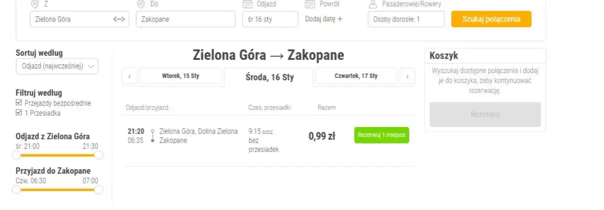 FlixBus gdzie zatrzymuje się w Zielonej Górze - sprawdź lokalizację przystanku