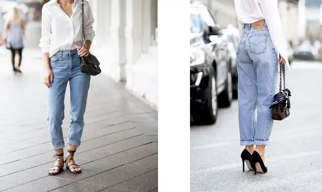 Jak nosić spodnie mom fit, aby wyglądać stylowo i czuć się pewnie