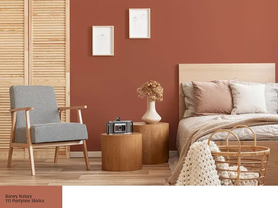 Farba w kolorze ceglanym: jak malować ściany na przytulny odcień