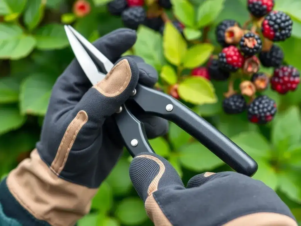 Jak przycinać jeżynę bezkolcową, aby uniknąć słabych plonów?