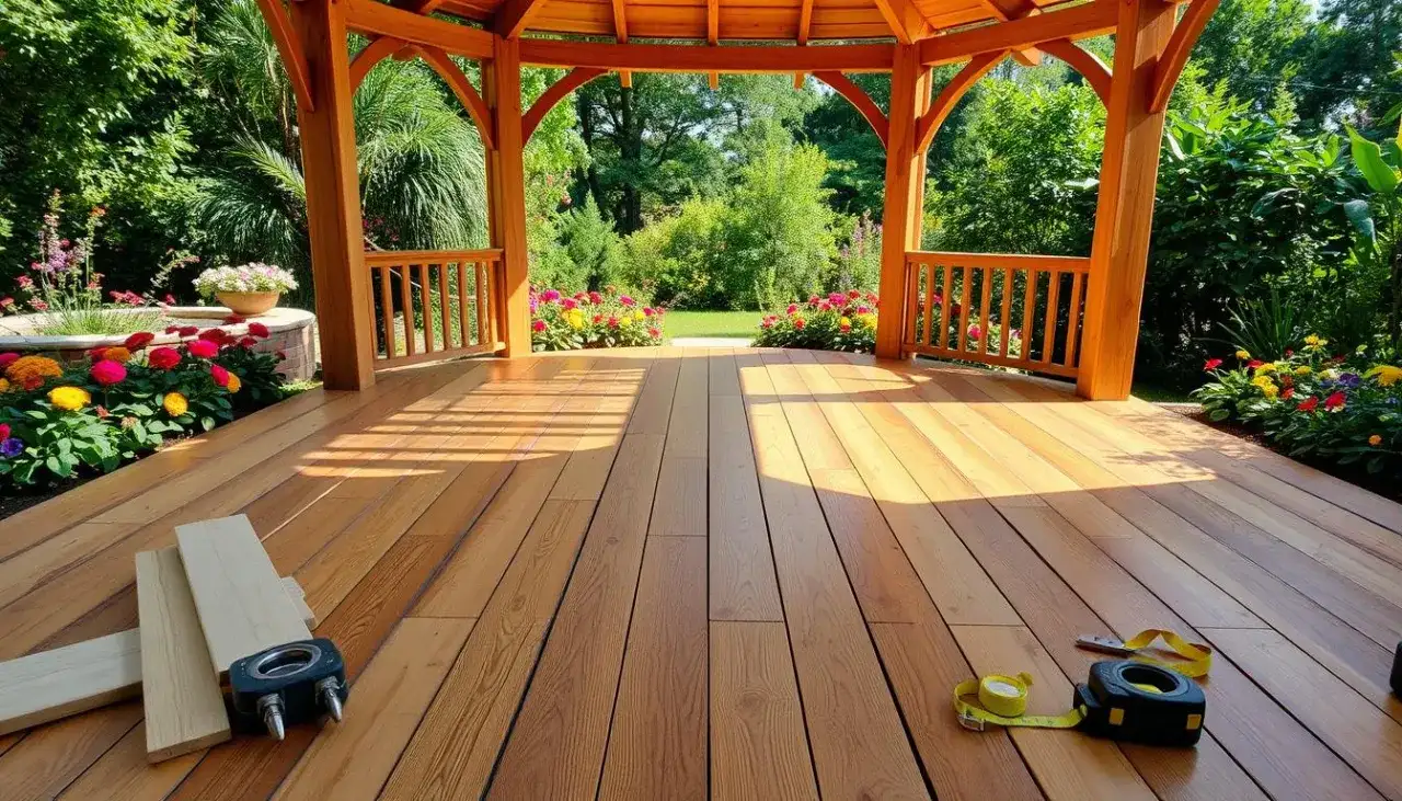 Jak zrobić drewnianą podłogę w altanie, aby uniknąć problemów z wilgocią