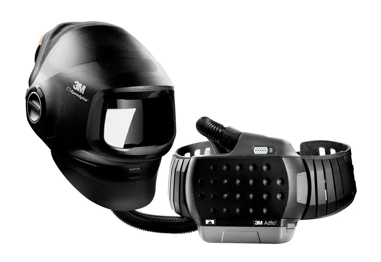 Kask spawalniczy 3M Speedglas z systemem wentylacji Adflo.