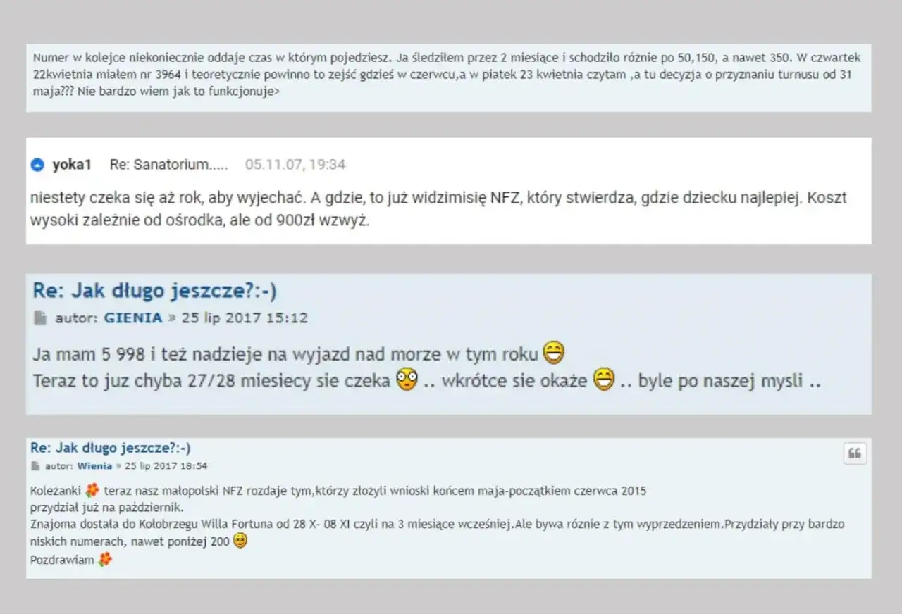 Jak sprawdzić swój numer w kolejce oczekujących do sanatorium NFZ