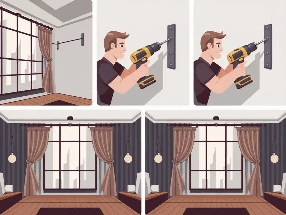 Ile powinien wystawać karnisz poza okno, aby uniknąć błędów?