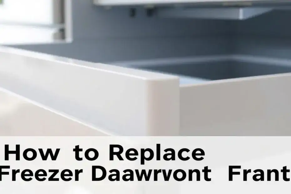 Pęknięty front zamrażarki? Wymień go sam! Prosty poradnik